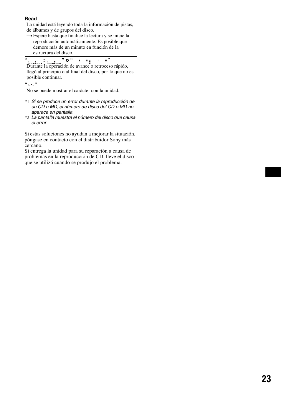 Sony CDX-GT71W User Manual | Page 43 / 44