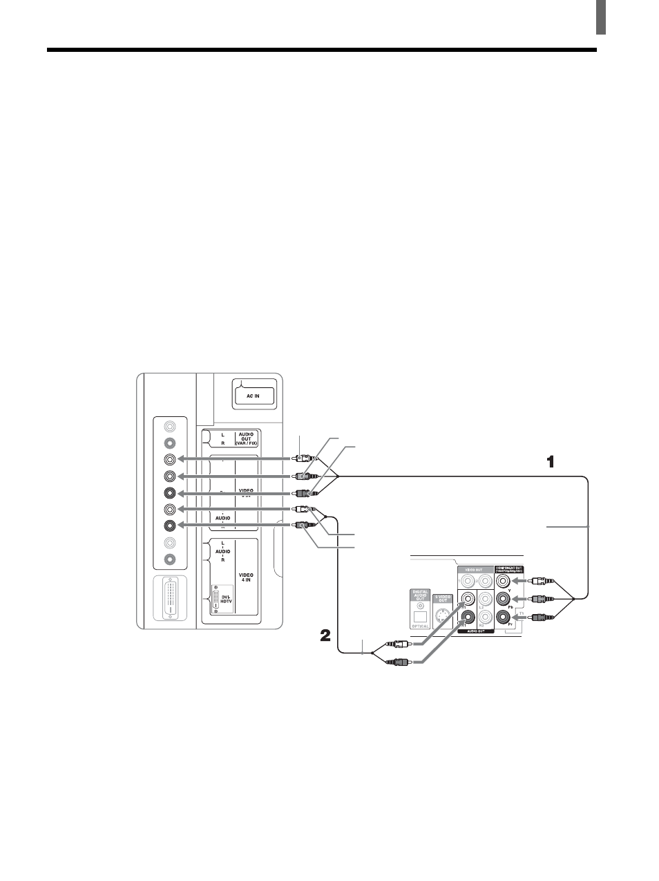 Connecting a digital satellite receiver | Sony KLV-26HG2 User Manual | Page 19 / 84