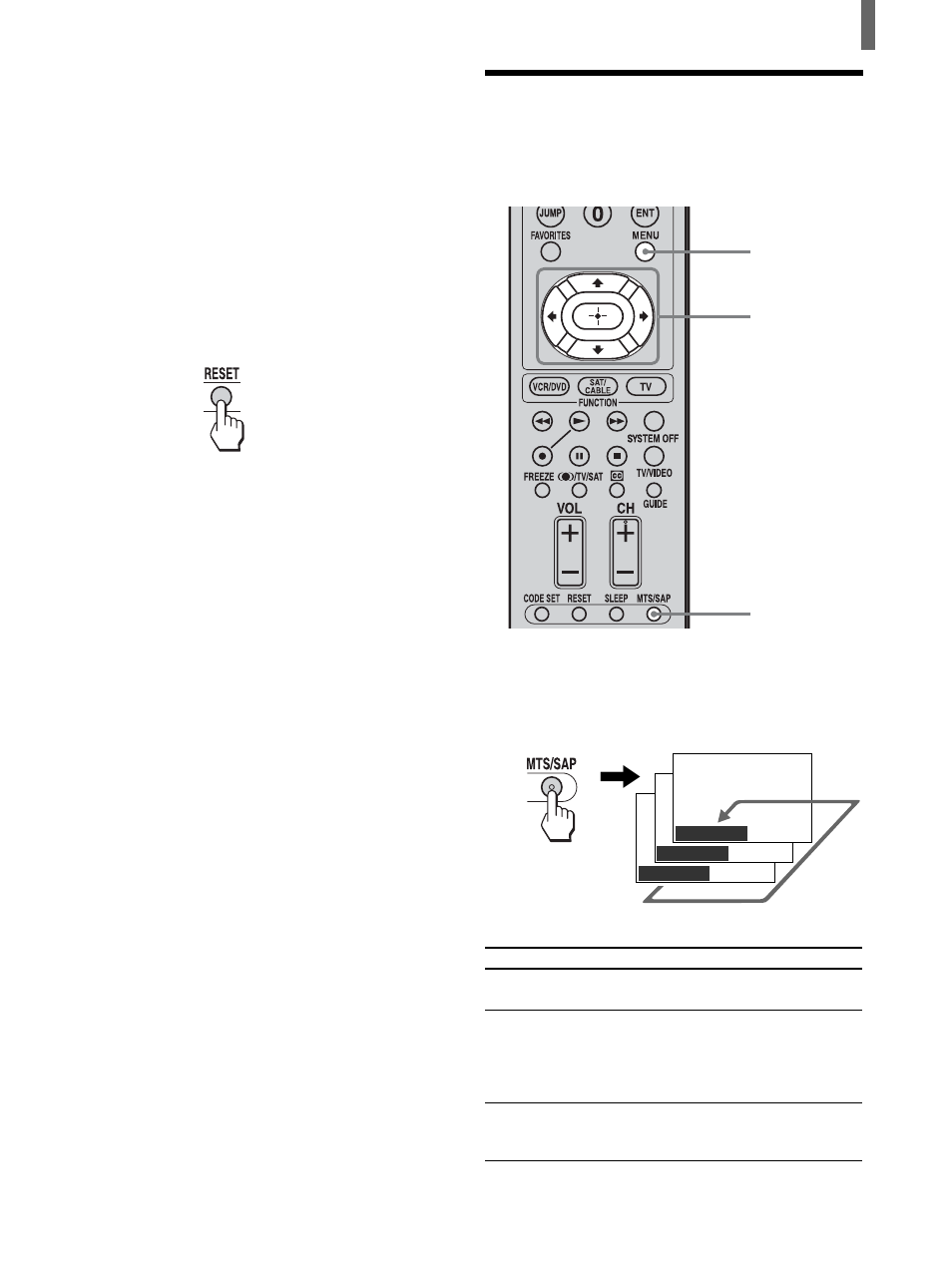 Selecting stereo or bilingual programs | Sony KLV-26HG2 User Manual | Page 45 / 84