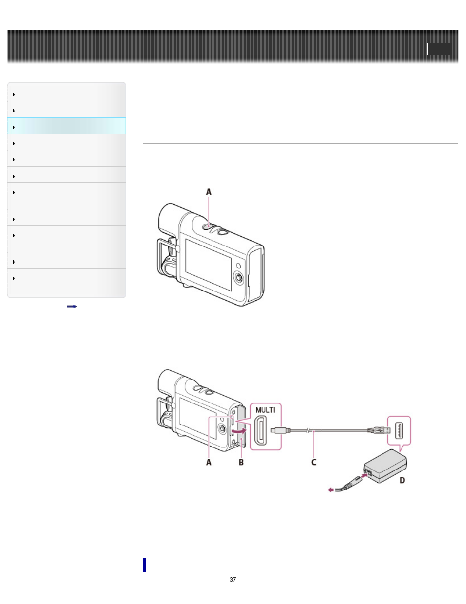 User guide | Sony HDR-MV1 User Manual | Page 37 / 171