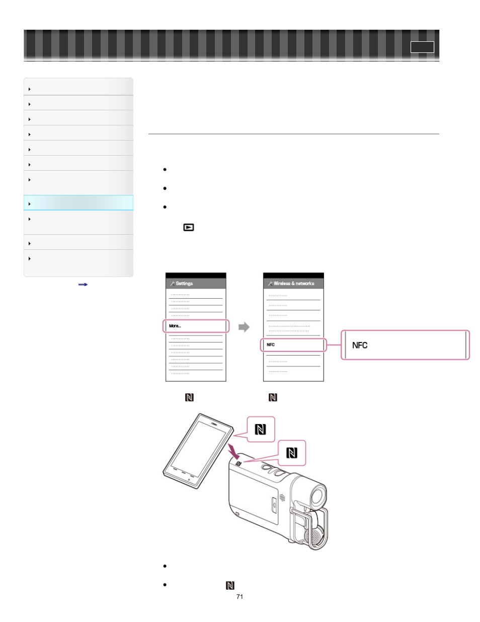 User guide | Sony HDR-MV1 User Manual | Page 71 / 171