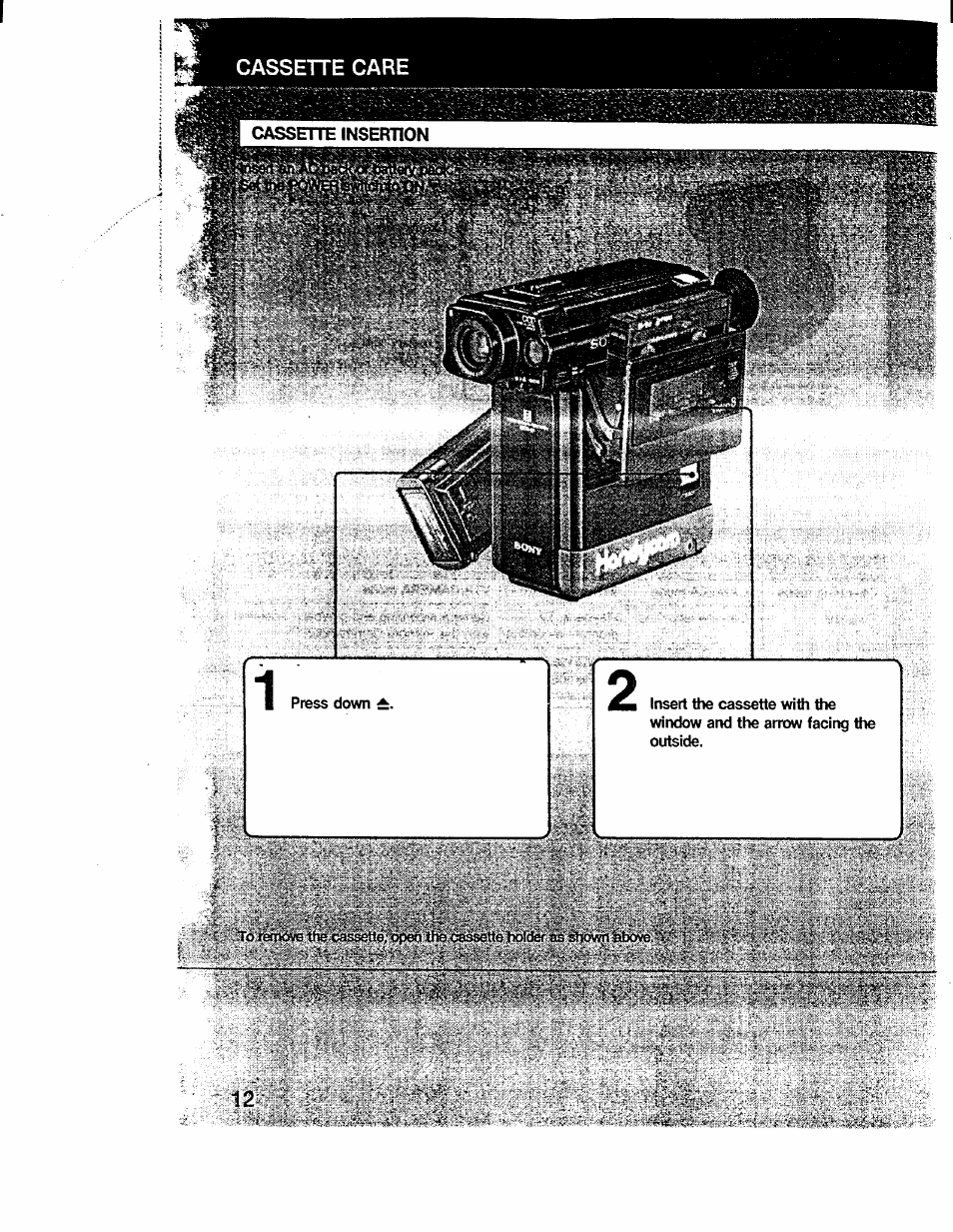 Sony CCD-V1 User Manual | Page 12 / 40