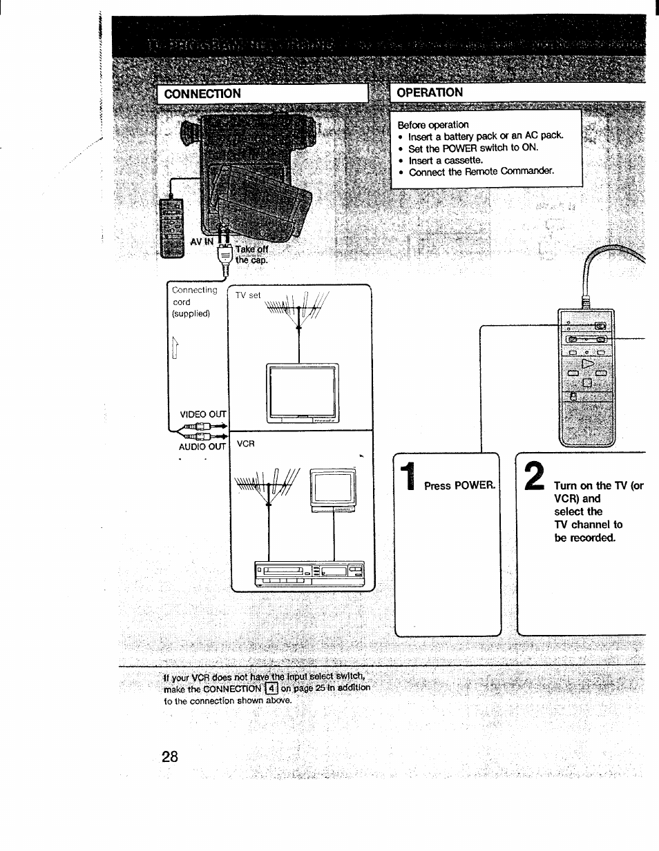 Sony CCD-V1 User Manual | Page 28 / 40