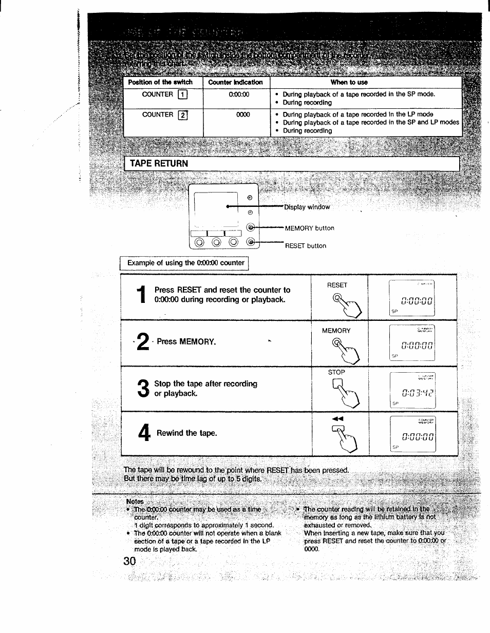 Isliftfsssk | Sony CCD-V1 User Manual | Page 30 / 40