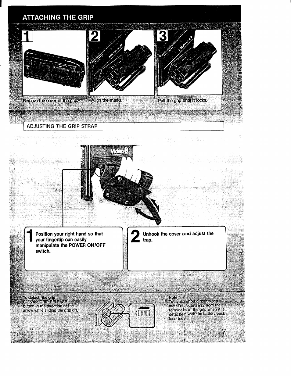 Sony CCD-V1 User Manual | Page 7 / 40