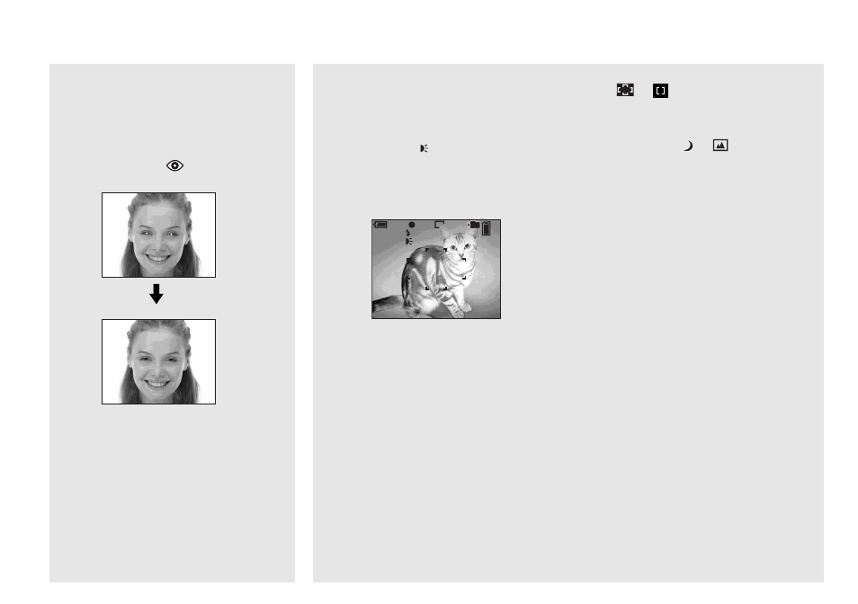 Shooting images with the af illuminator | Sony DSC-P93 User Manual | Page 32 / 132