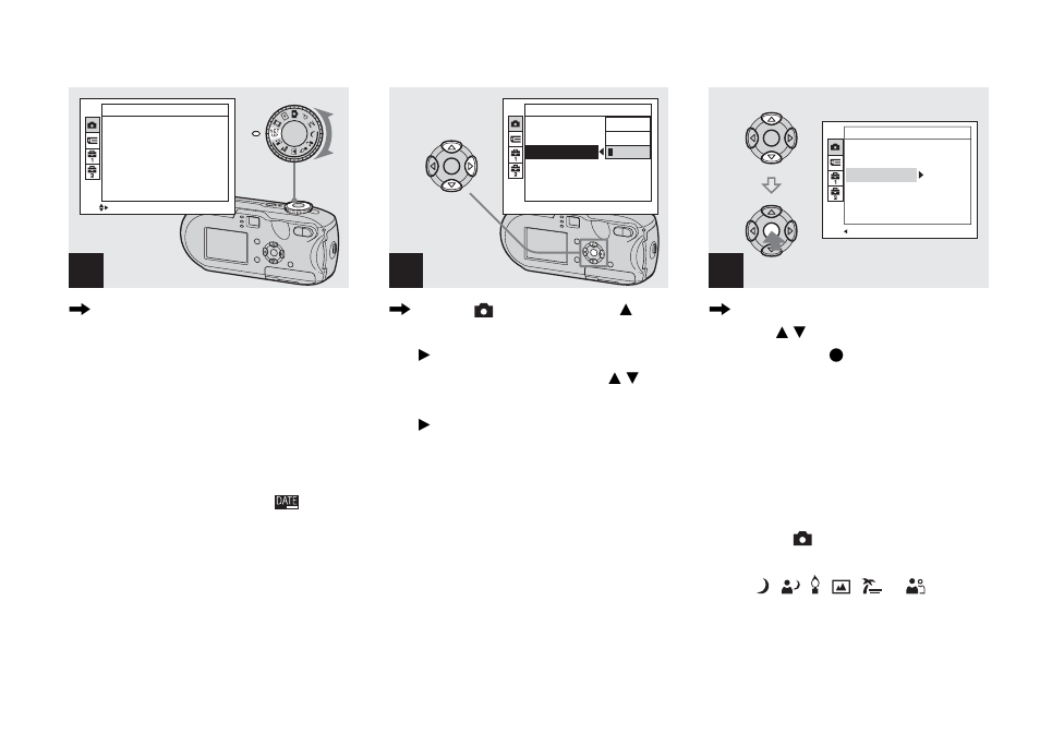 Inserting the date and time on a still image, Inserting the date and time on a still, Image | Sony DSC-P93 User Manual | Page 34 / 132