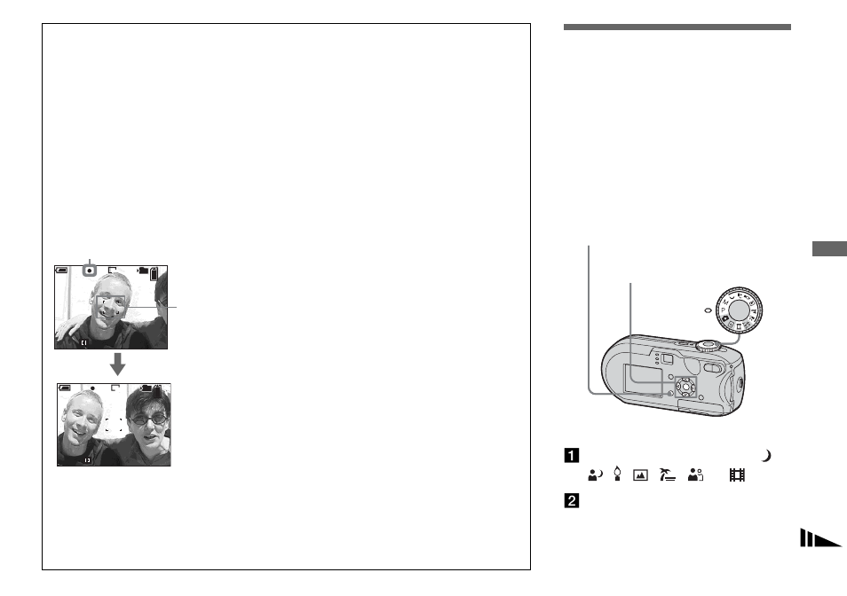 Setting the distance to the subject, Focus preset | Sony DSC-P93 User Manual | Page 51 / 132