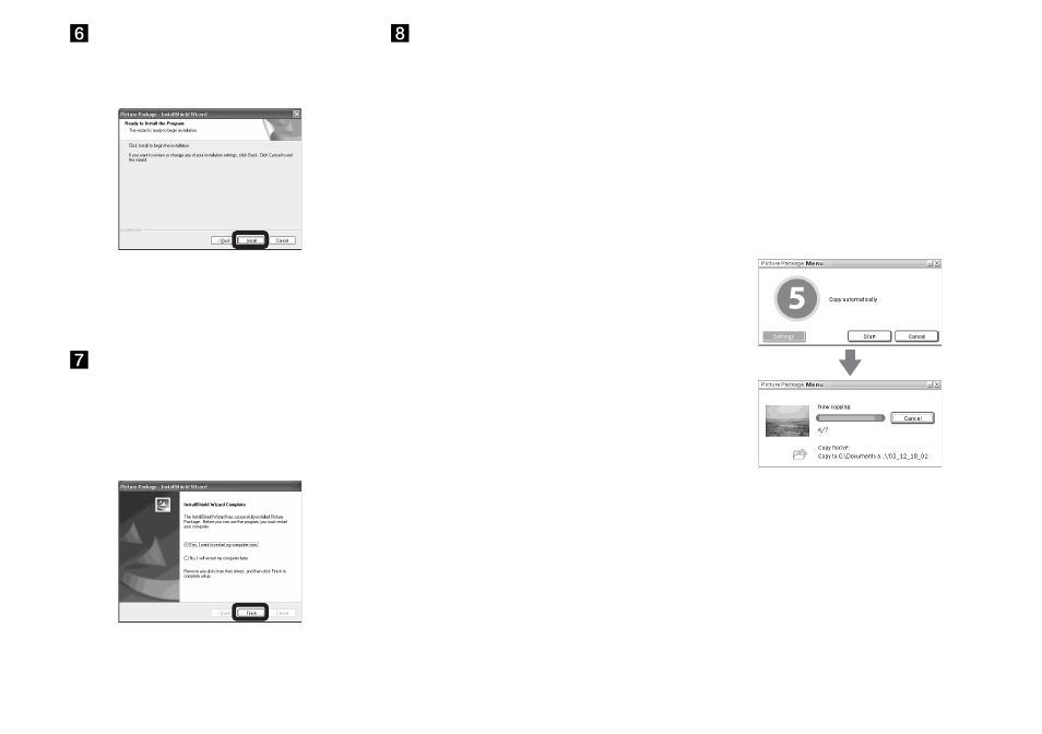 Copying images using “picture package | Sony DSC-P93 User Manual | Page 94 / 132