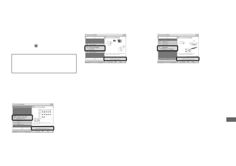 Using “picture package | Sony DSC-P93 User Manual | Page 95 / 132