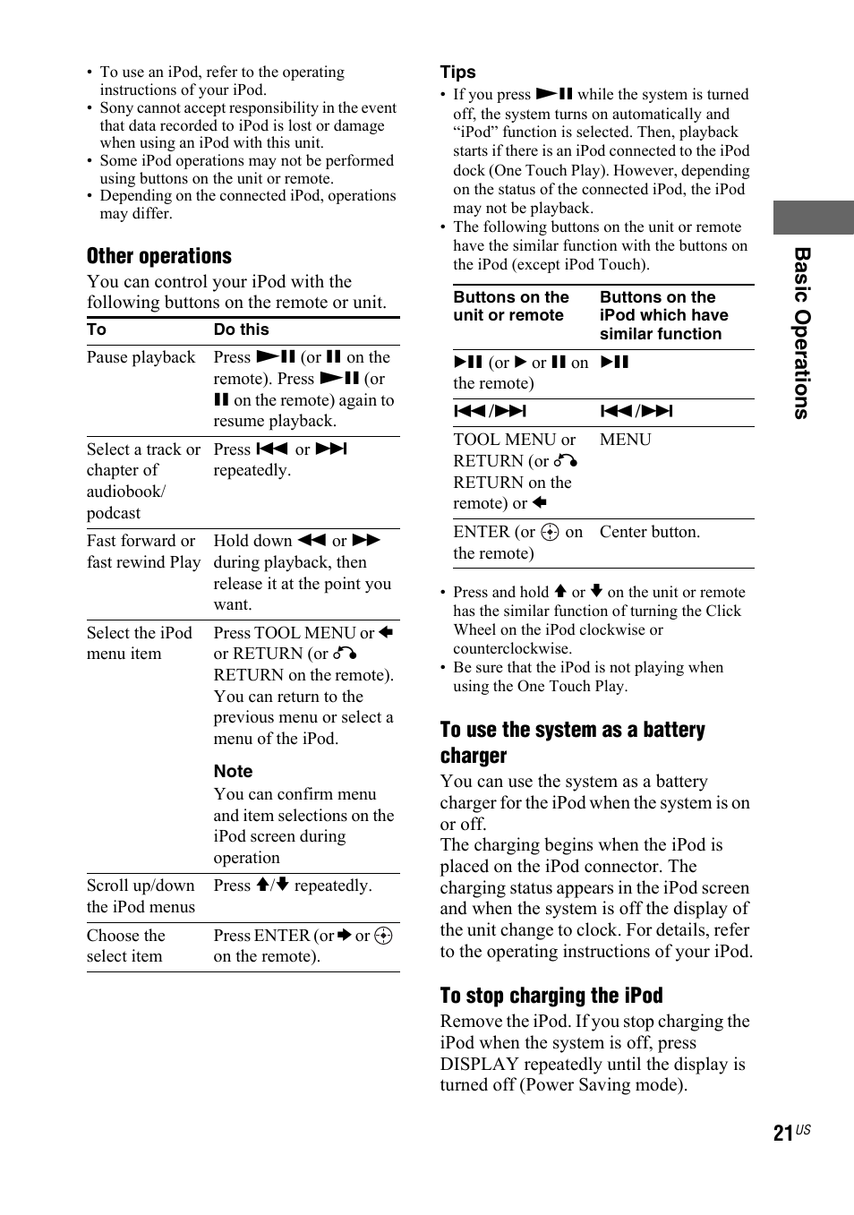 Sony LBT-ZX66i User Manual | Page 21 / 44