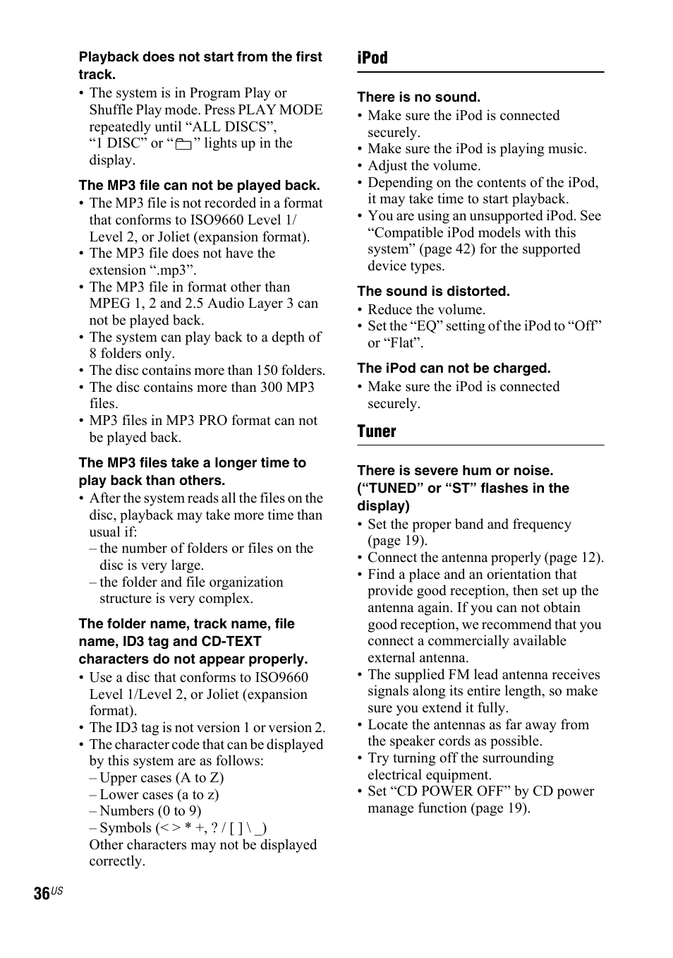 Sony LBT-ZX66i User Manual | Page 36 / 44