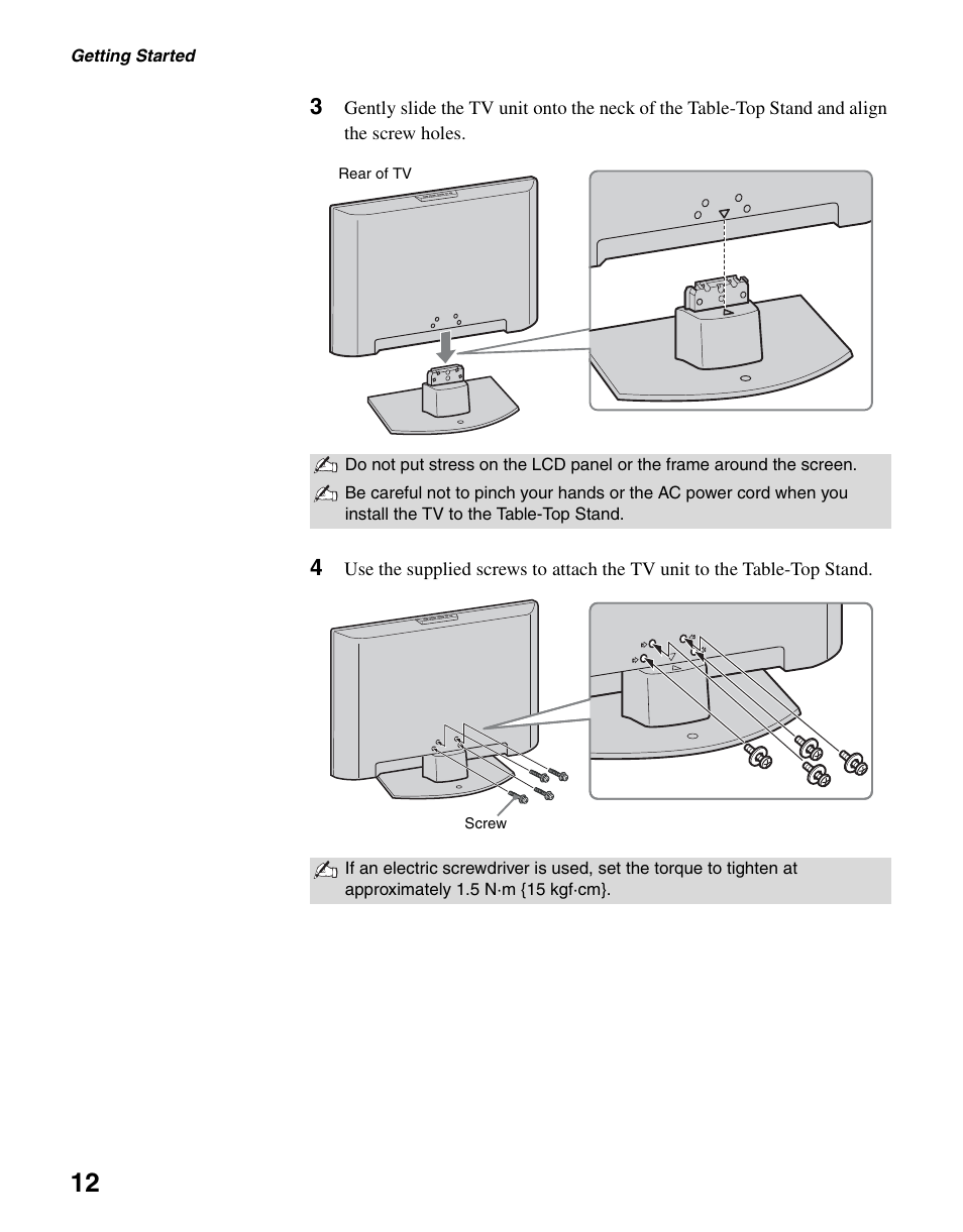 Sony KDL-40S4100 User Manual | Page 12 / 48