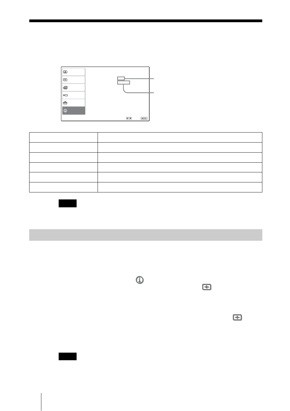 Information menu, About the preset memory no | Sony VPL-HS51 User Manual | Page 44 / 68