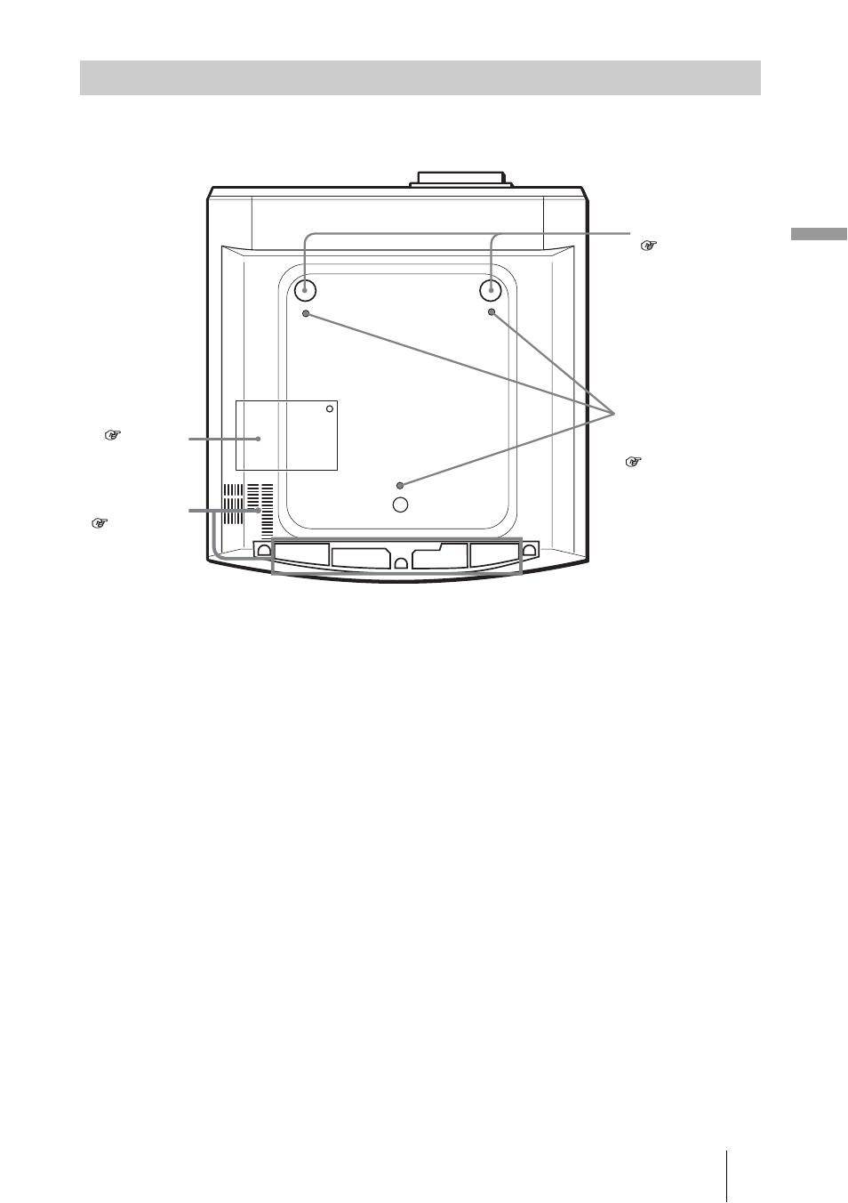 Bottom | Sony VPL-HS51 User Manual | Page 63 / 68