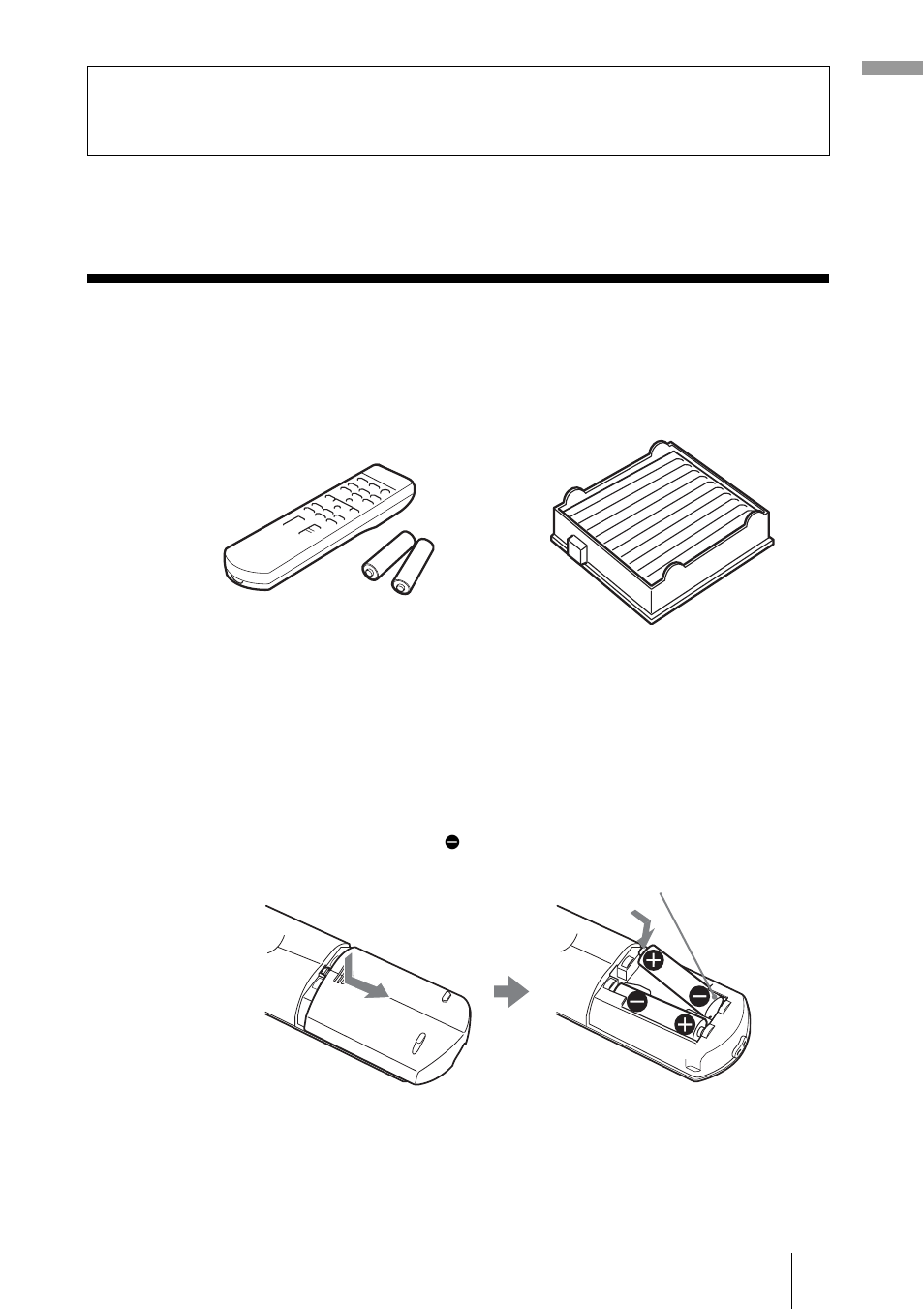 Connections and preparations, Unpacking | Sony VPL-HS51 User Manual | Page 7 / 68