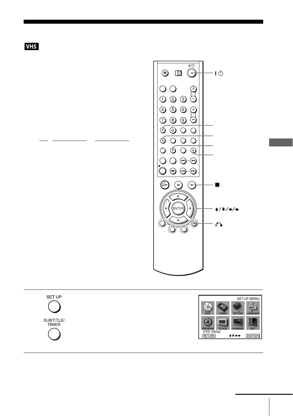 Recording tv programs using the timer | Sony HT-V1000DP User Manual | Page 39 / 108