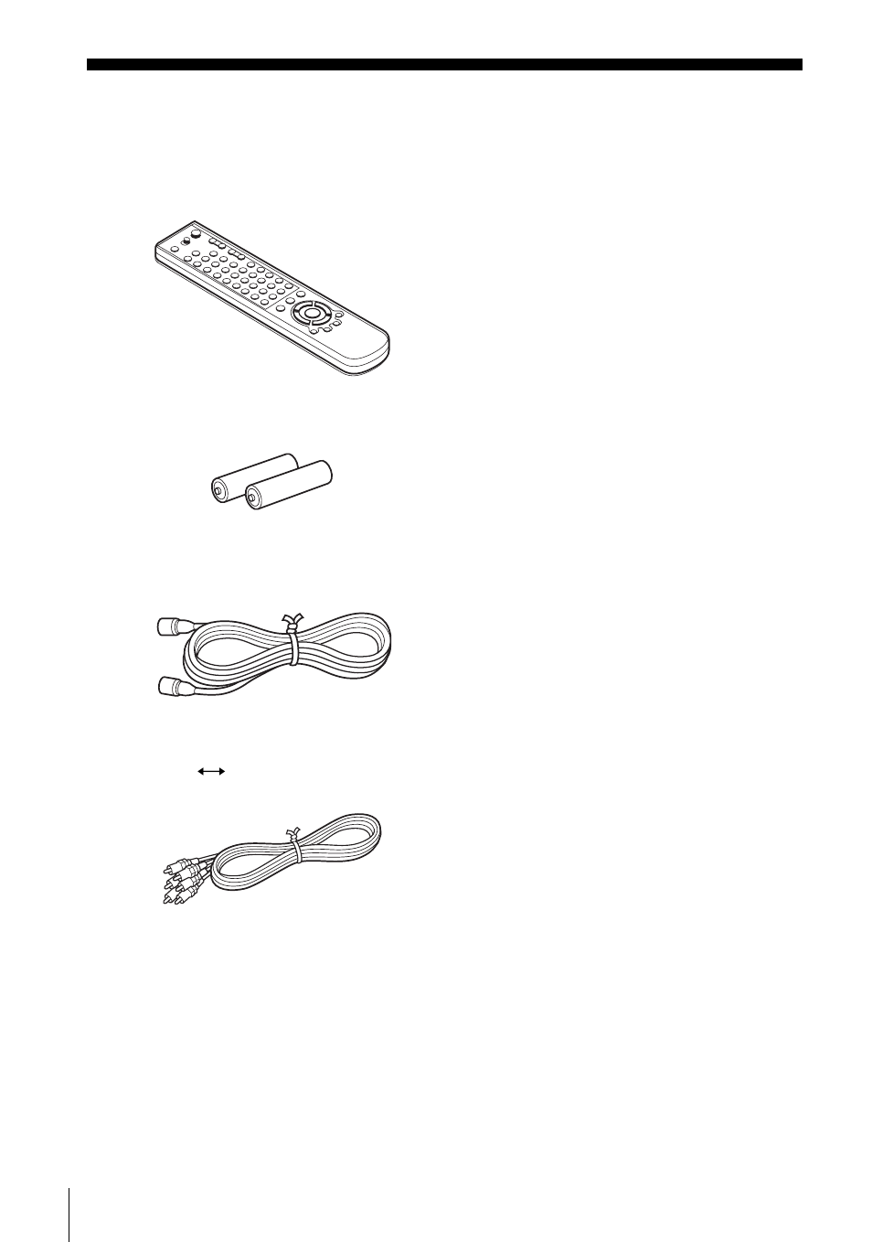 Getting started, Step1: unpacking, 8 step | Step 1 : unpacking | Sony HT-V1000DP User Manual | Page 8 / 108