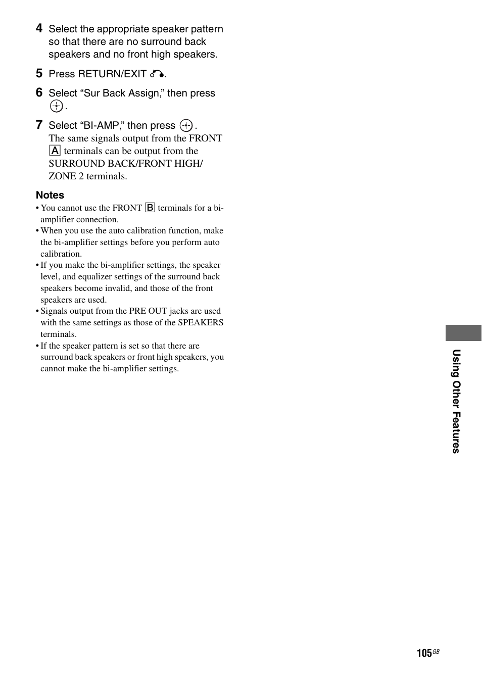 Sony STR-DA3600ES User Manual | Page 105 / 162