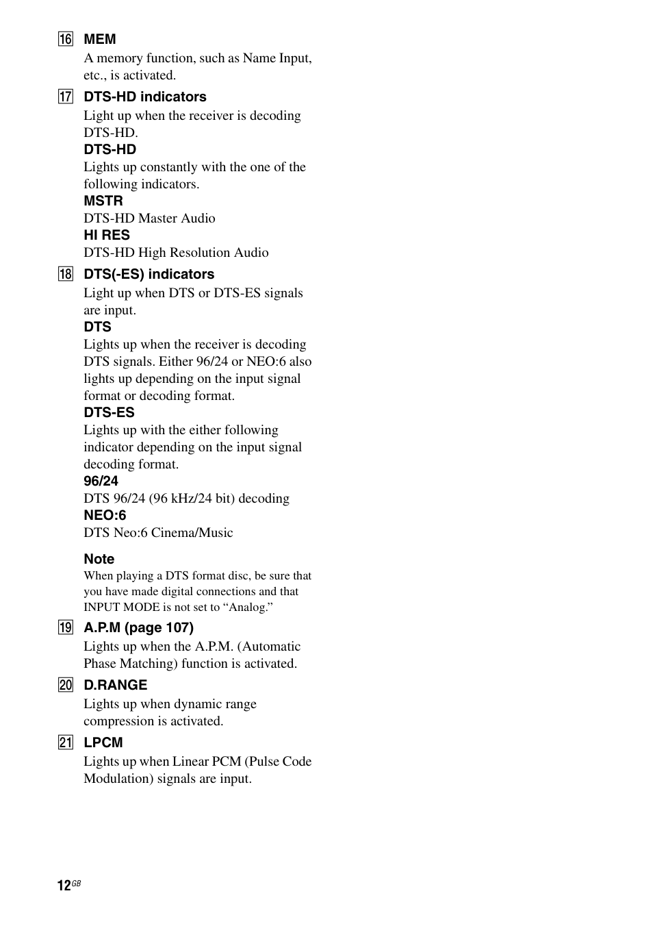 Sony STR-DA3600ES User Manual | Page 12 / 162