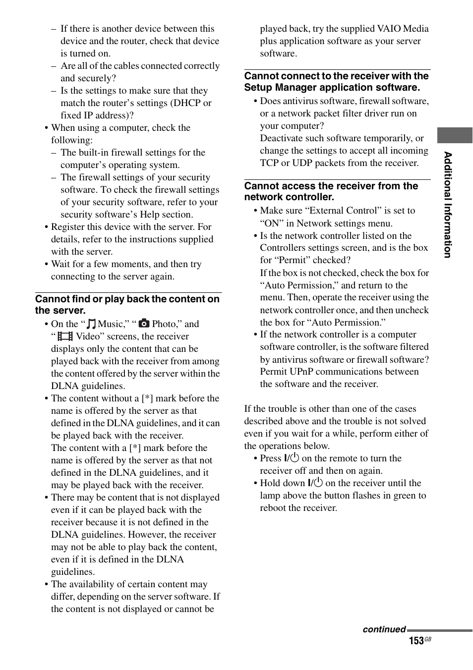 Sony STR-DA3600ES User Manual | Page 153 / 162