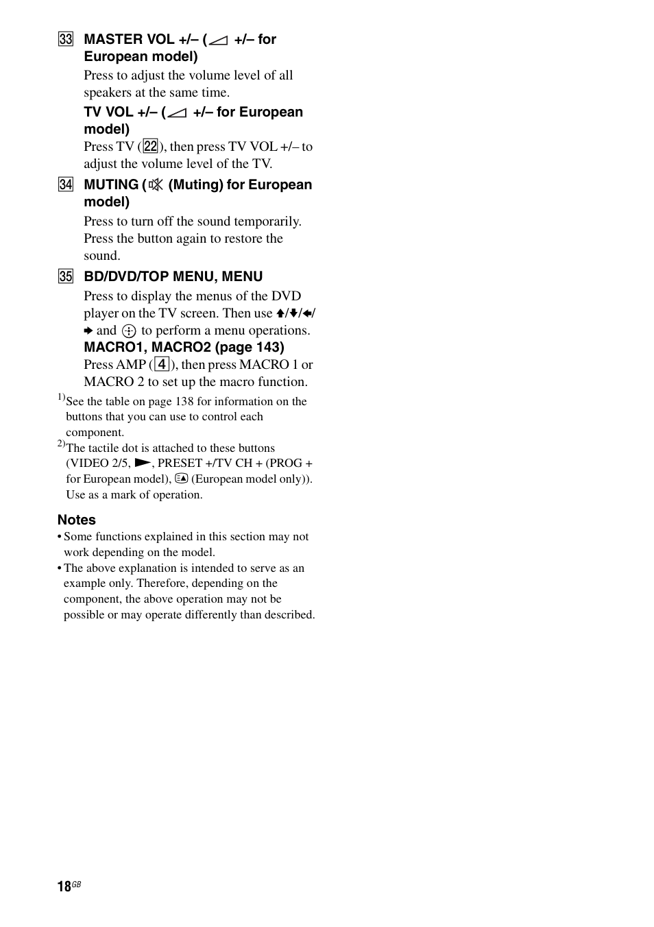 Sony STR-DA3600ES User Manual | Page 18 / 162