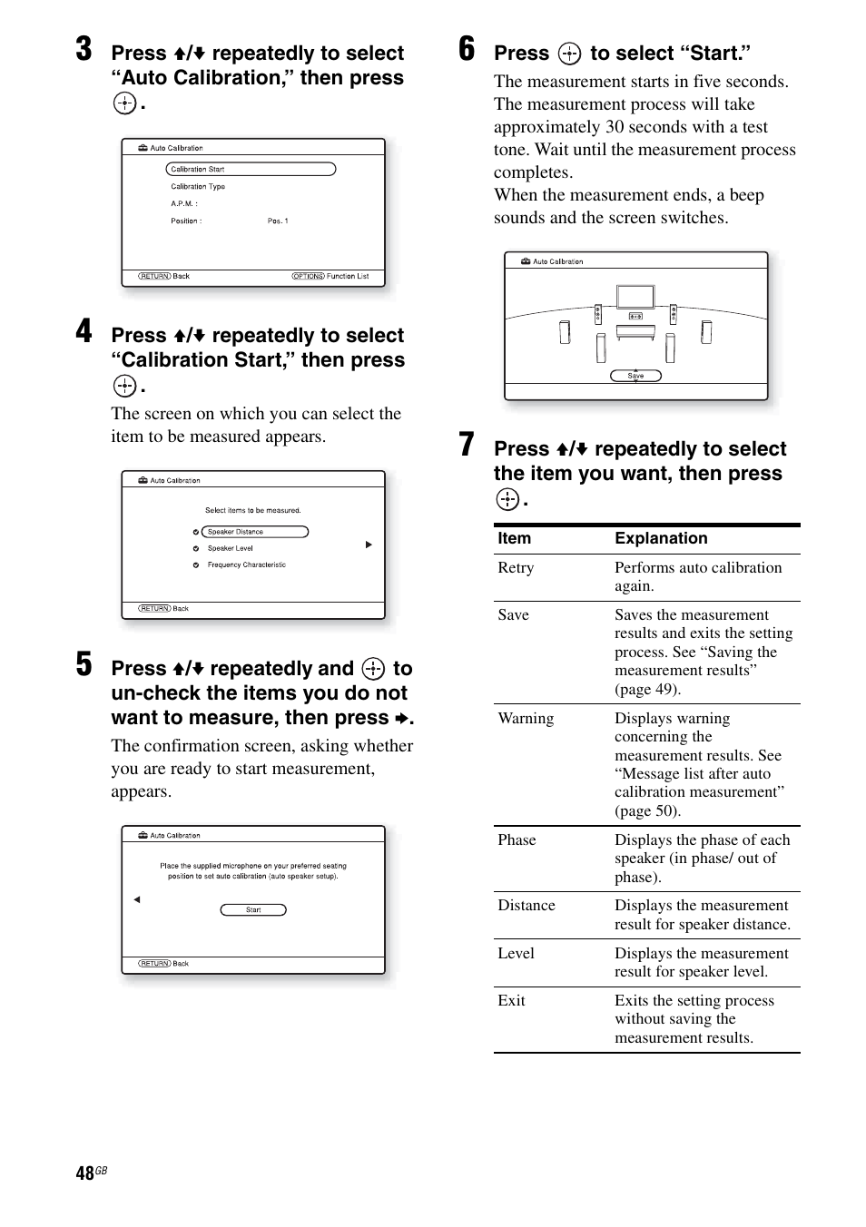 Sony STR-DA3600ES User Manual | Page 48 / 162