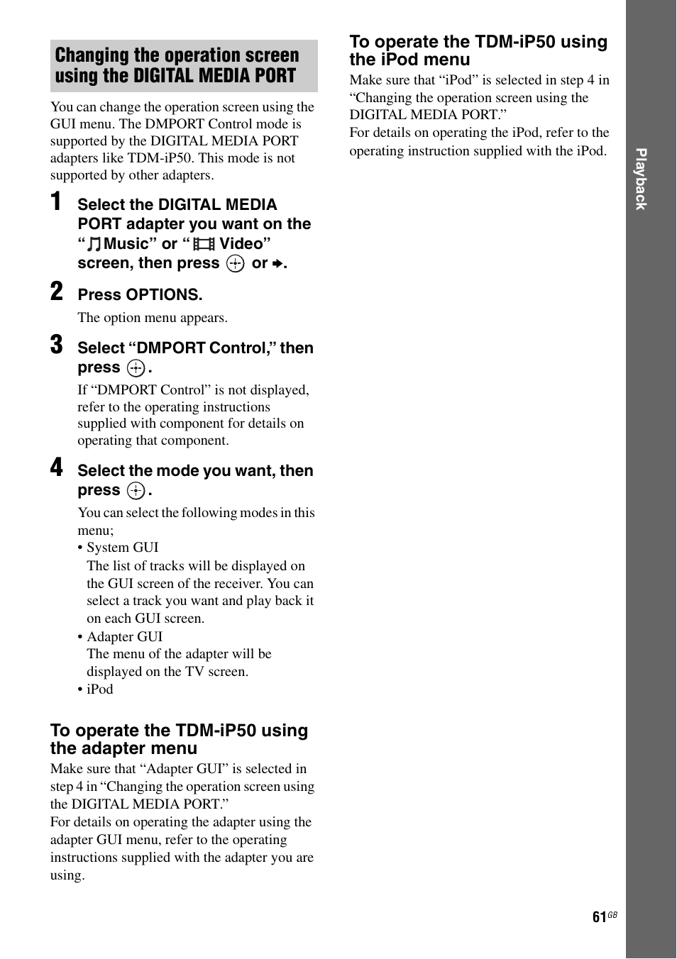 Sony STR-DA3600ES User Manual | Page 61 / 162