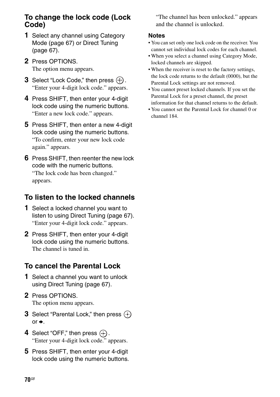 Sony STR-DA3600ES User Manual | Page 70 / 162