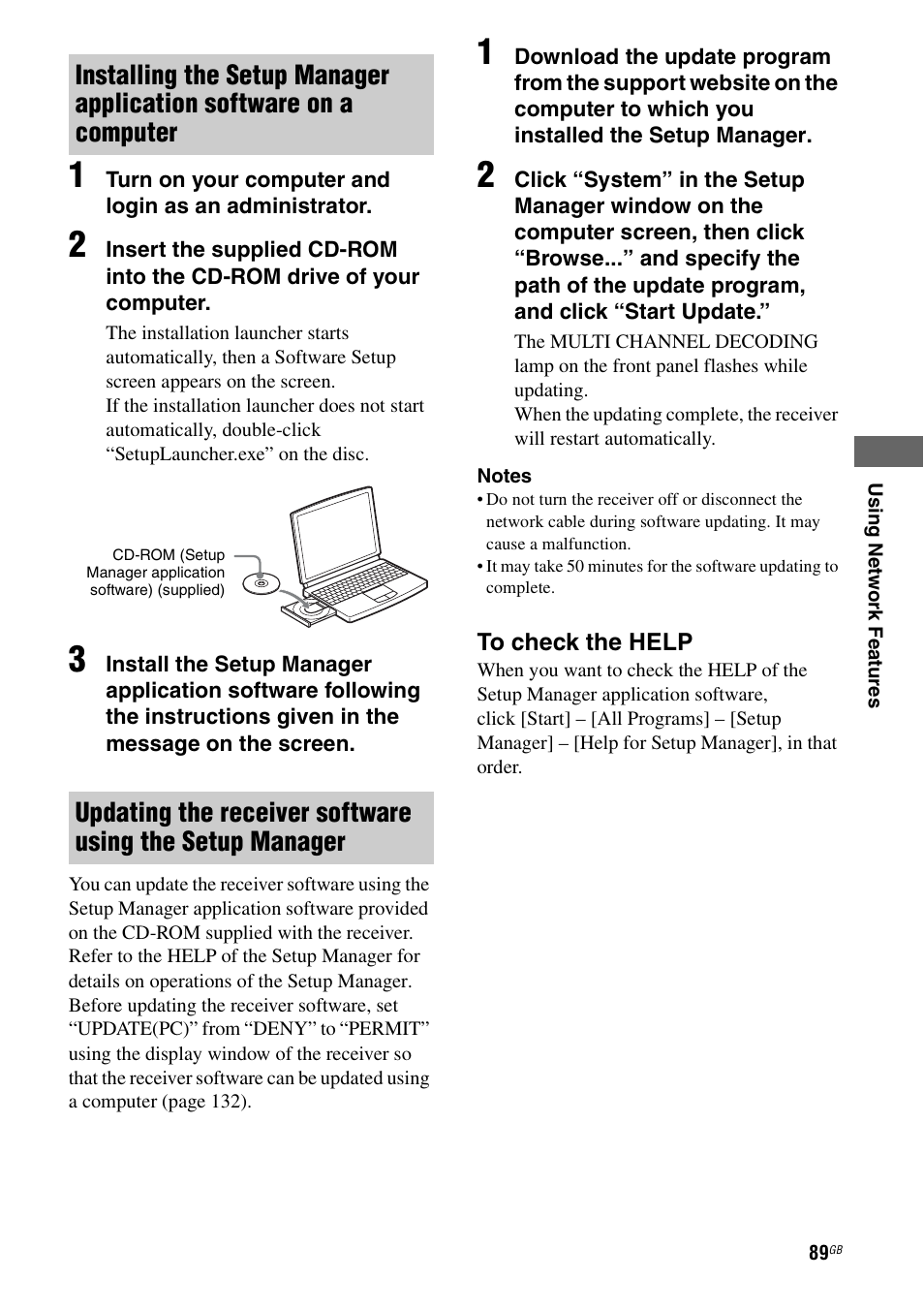 Sony STR-DA3600ES User Manual | Page 89 / 162