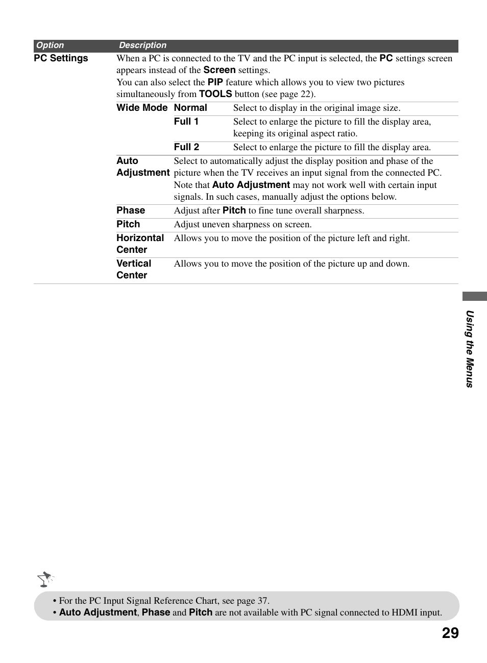 Sony KDL-32L504 User Manual | Page 29 / 48