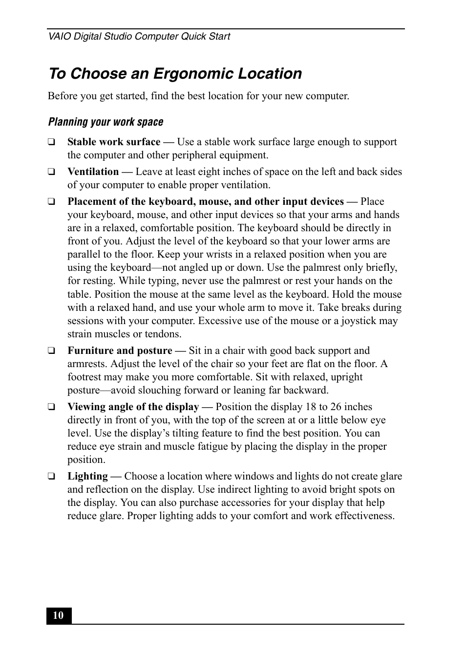 Sony PCV-RX791 User Manual | Page 10 / 36