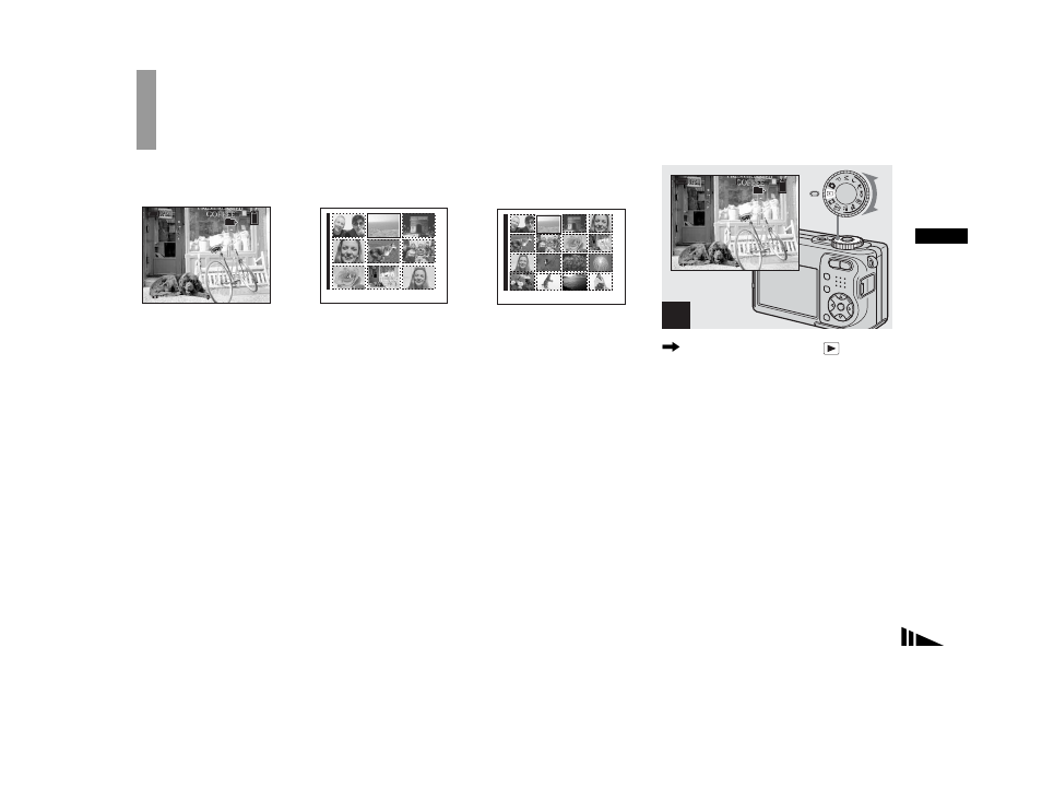 Viewing still images, Viewing images on the lcd screen of your camera, Viewing images on the lcd screen of your | Camera, Viewing single images | Sony DSC-W1 User Manual | Page 37 / 128