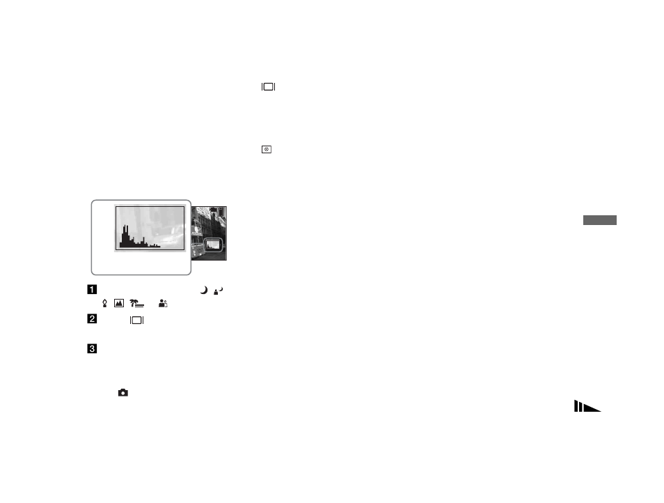 Displaying a histogram | Sony DSC-W1 User Manual | Page 55 / 128