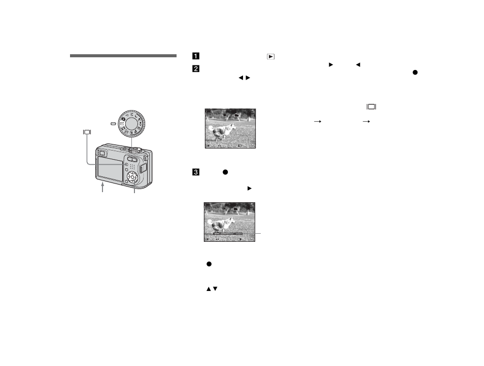 Viewing movies on the lcd screen, Indicators during viewing movies | Sony DSC-W1 User Manual | Page 78 / 128
