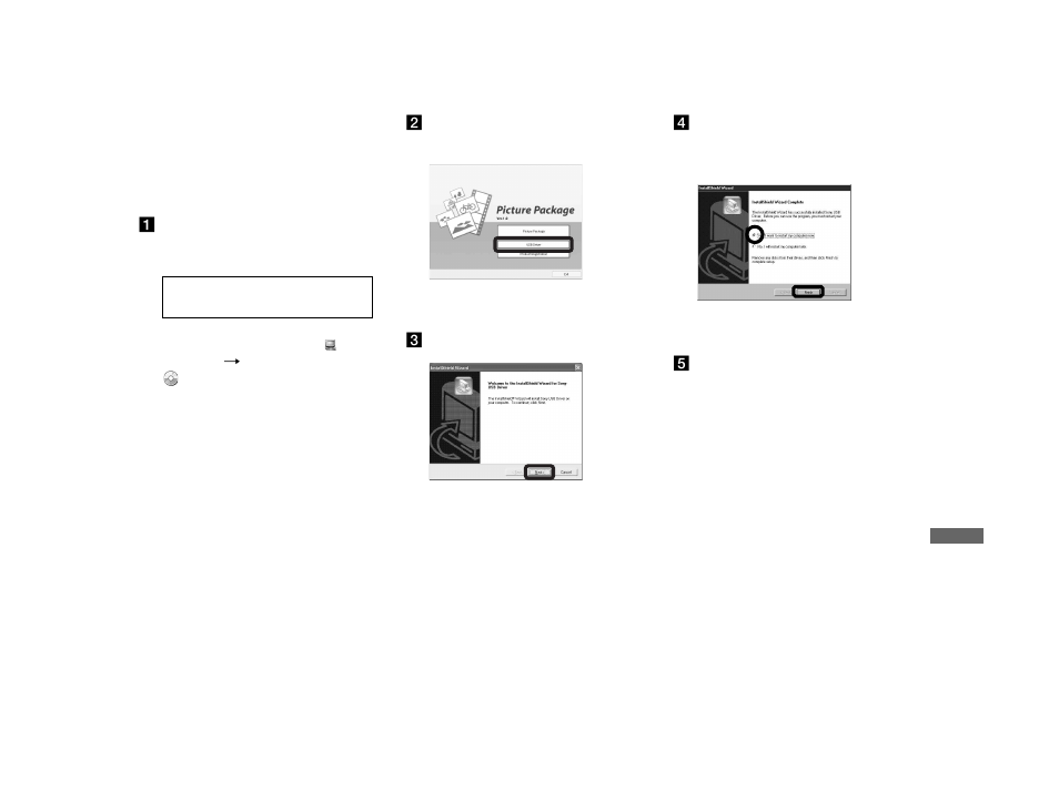 Installing the usb driver | Sony DSC-W1 User Manual | Page 83 / 128