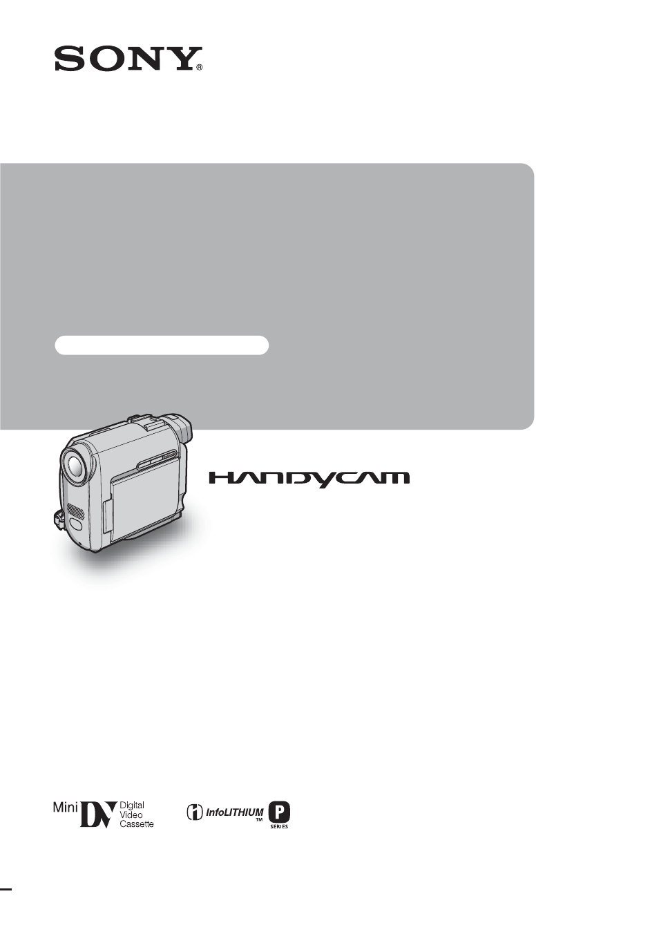 Sony DCR-HC20 User Manual | 100 pages