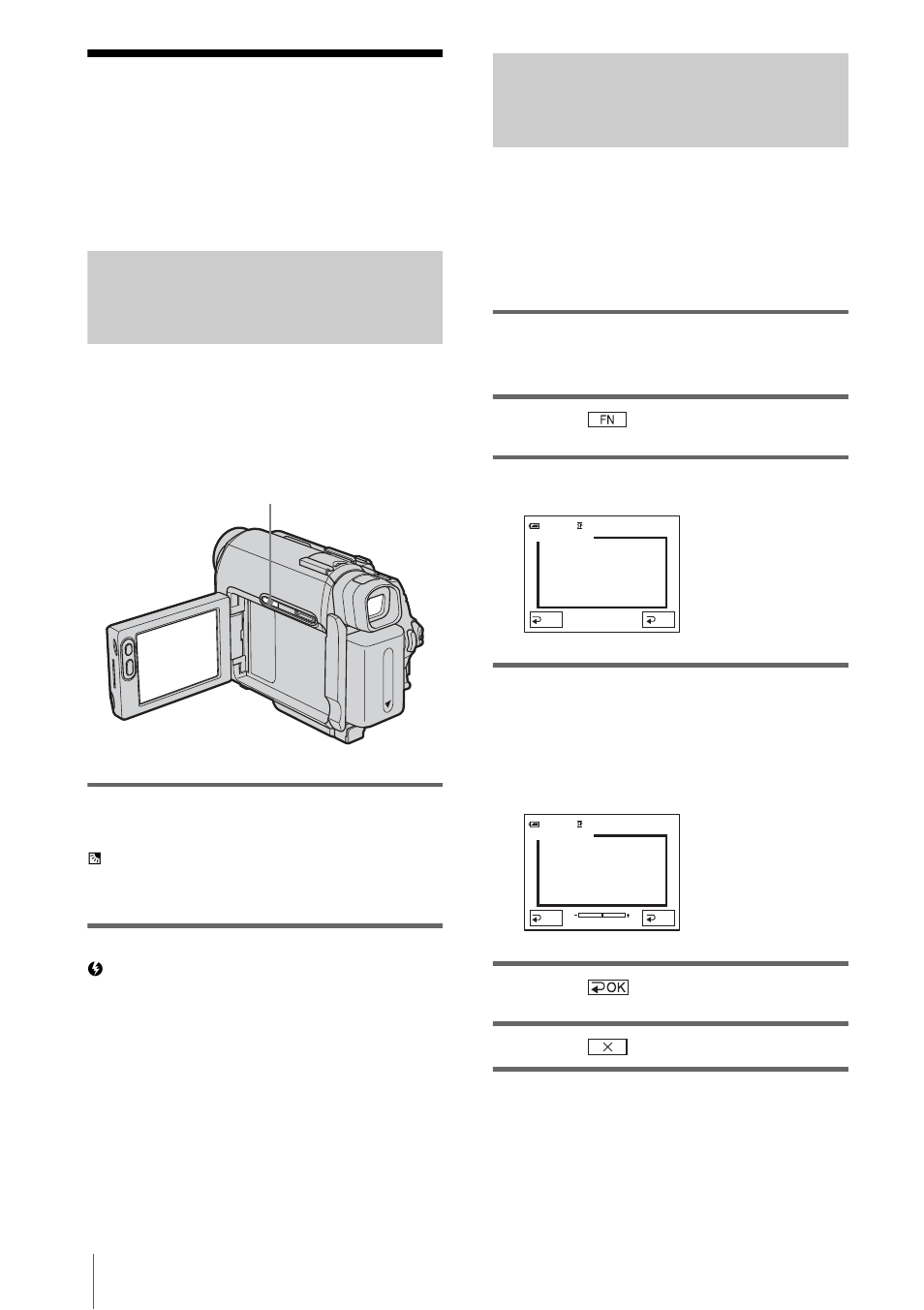Adjusting the exposure, Adjusting the exposure for backlit subjects, Light (p. 26) | Sony DCR-HC20 User Manual | Page 26 / 100