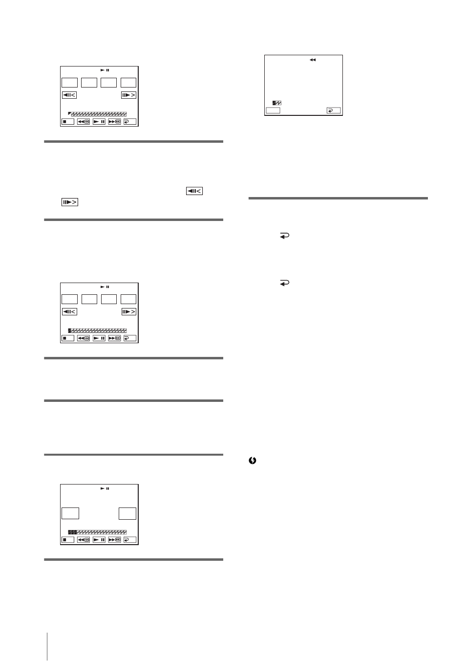 Touch [mark out, Repeat steps 5 to 8 and create programs, Set your vcr to recording pause | Touch [start, Touch [exec, Exec | Sony DCR-HC20 User Manual | Page 68 / 100