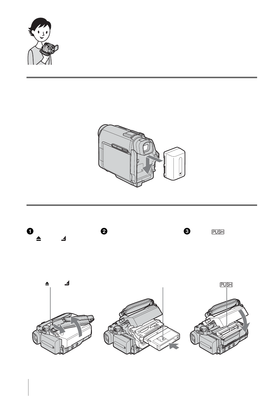 Quick start guide, Recording movies | Sony DCR-HC20 User Manual | Page 8 / 100