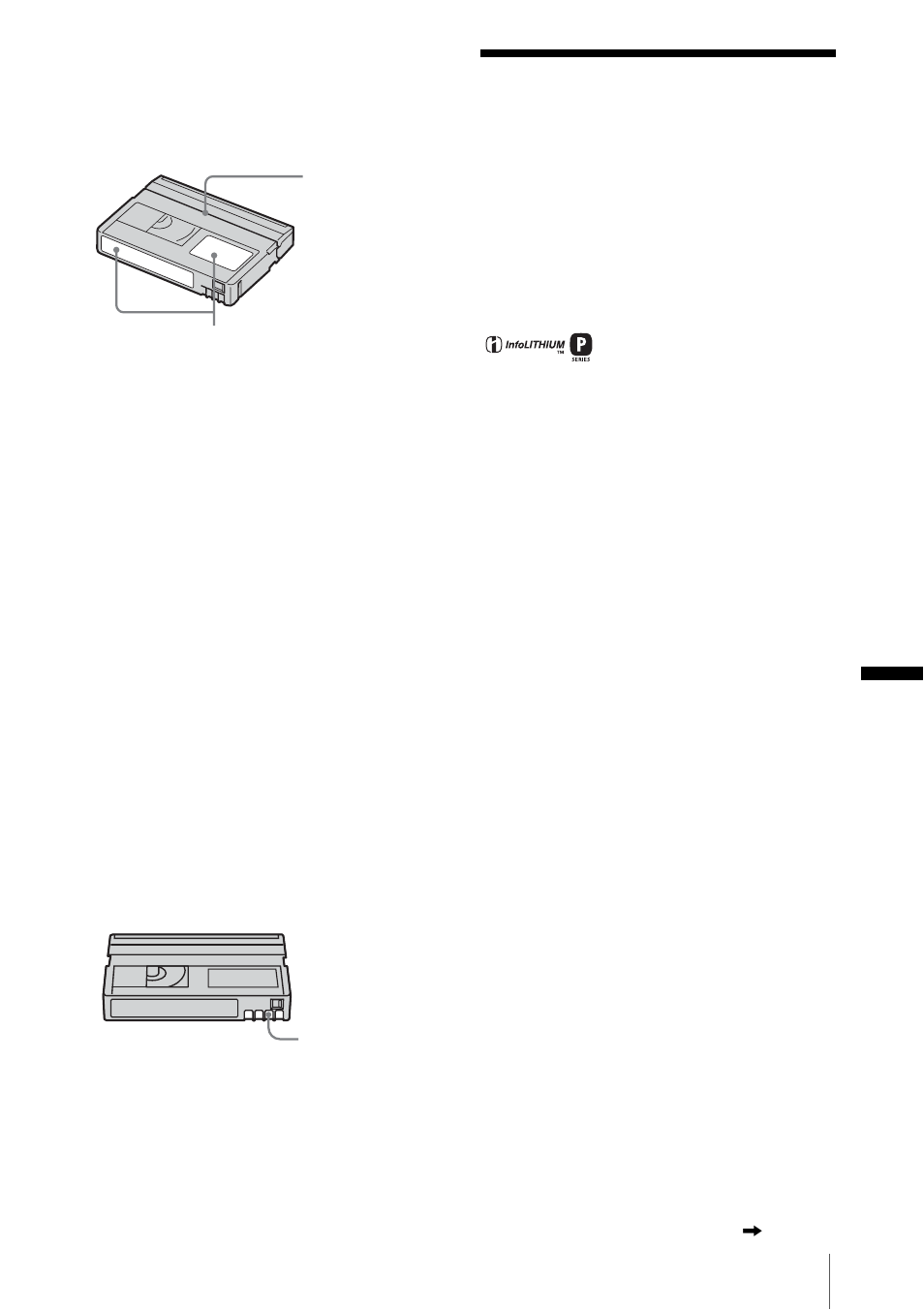 About the “infolithium” battery pack, P. 83) | Sony DCR-HC20 User Manual | Page 83 / 100