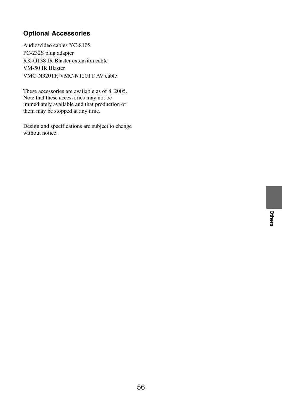 Sony LF-PK1 User Manual | Page 56 / 59