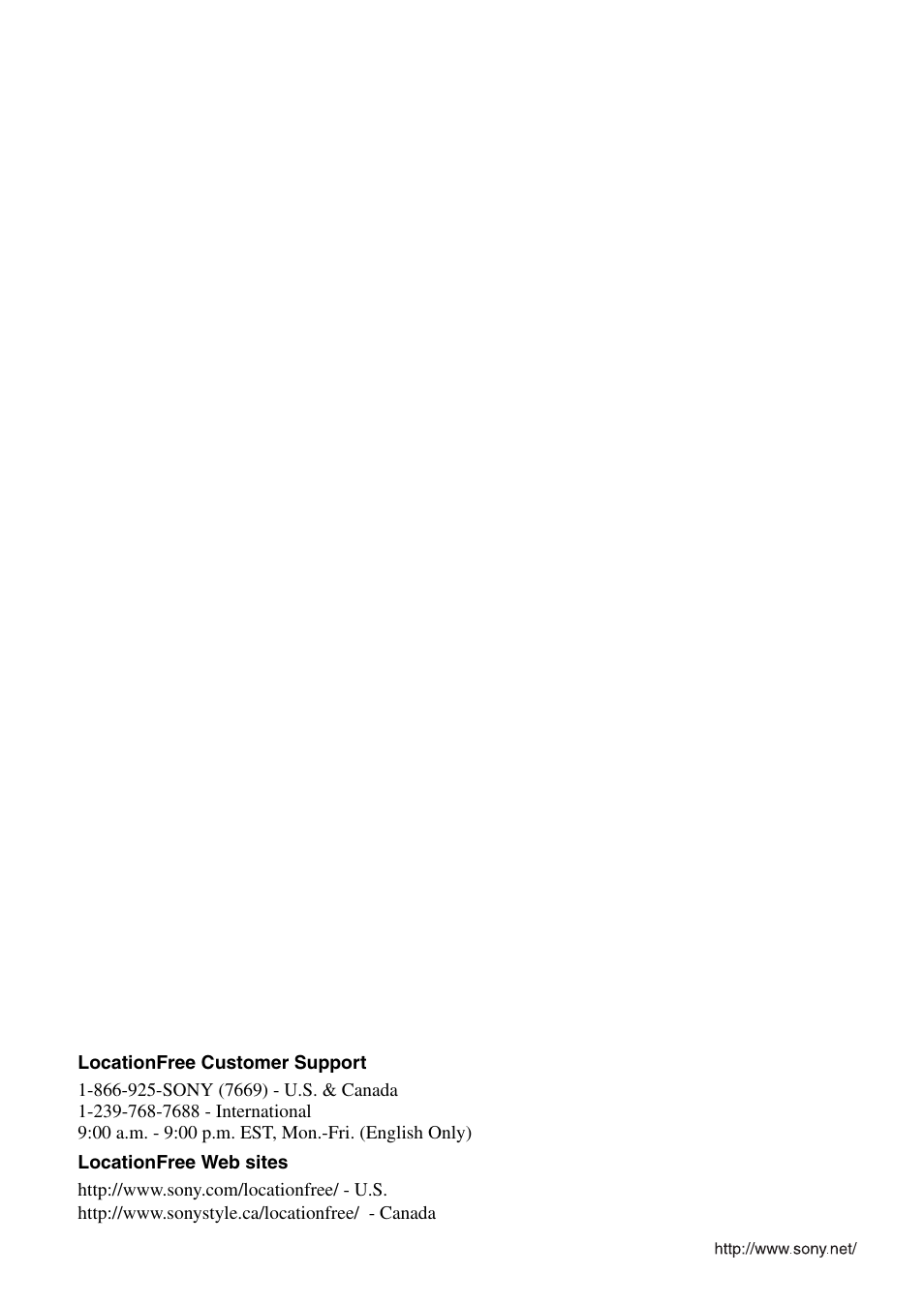 Sony LF-PK1 User Manual | Page 59 / 59