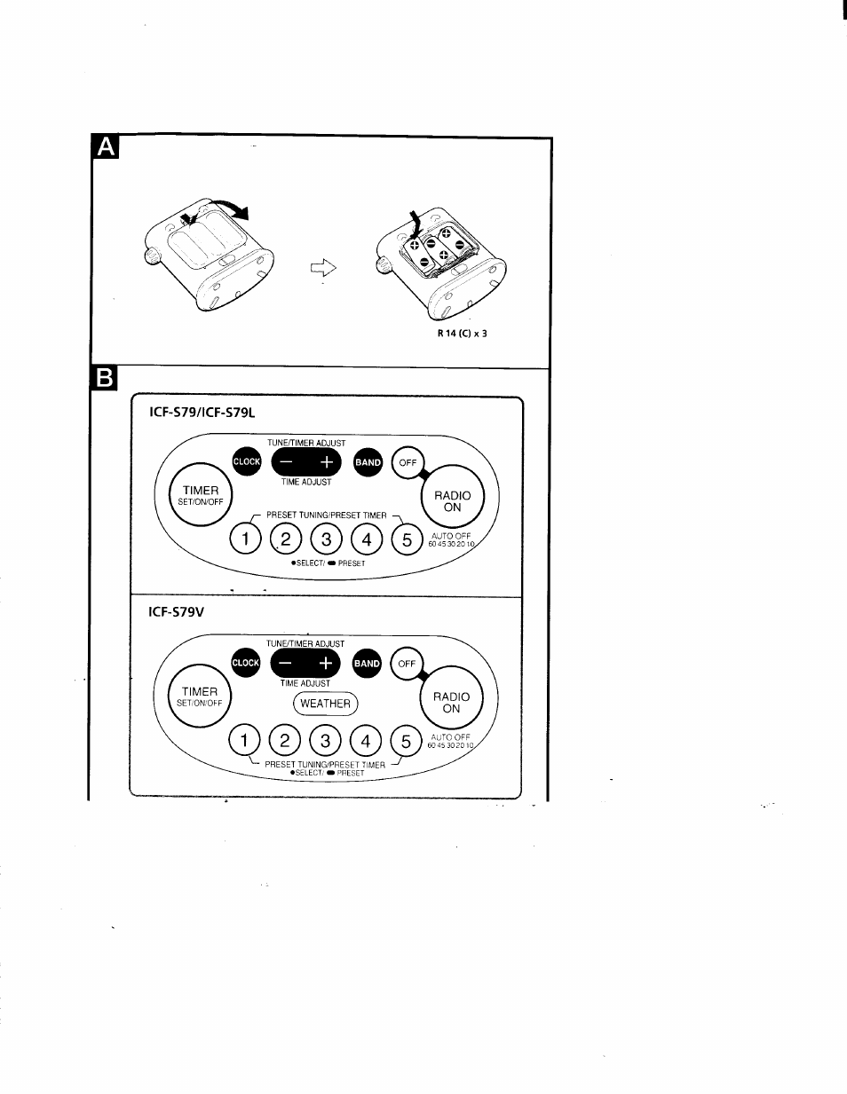 Sony ICF-S79V User Manual | Page 2 / 10