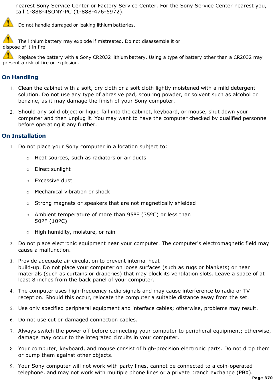 Sony PCV-R545DS User Manual | Page 370 / 439