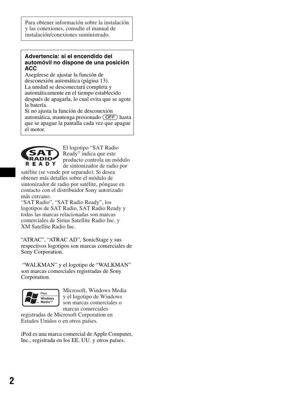 Laes | Sony CDX-GT61UI User Manual | Page 22 / 44
