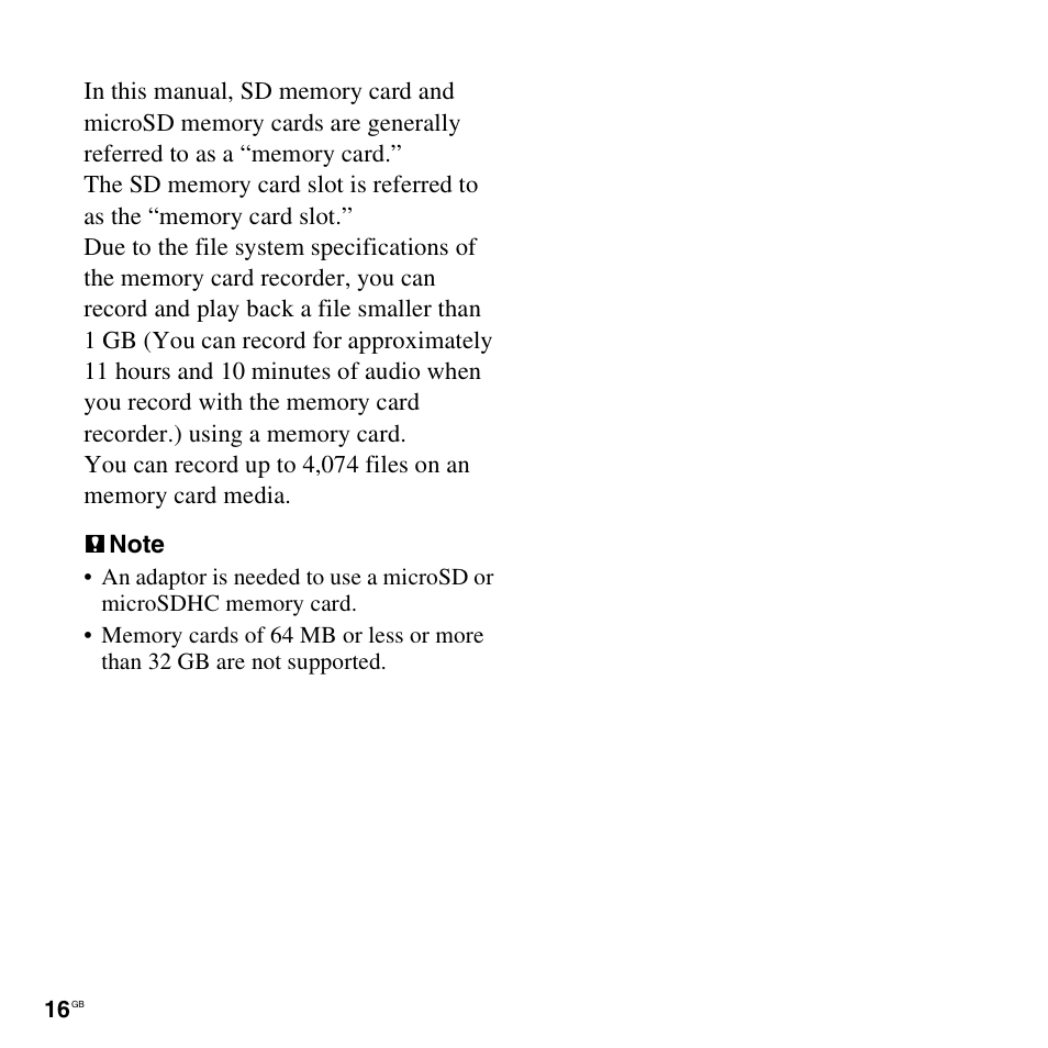Sony ICD-LX30 User Manual | Page 16 / 59
