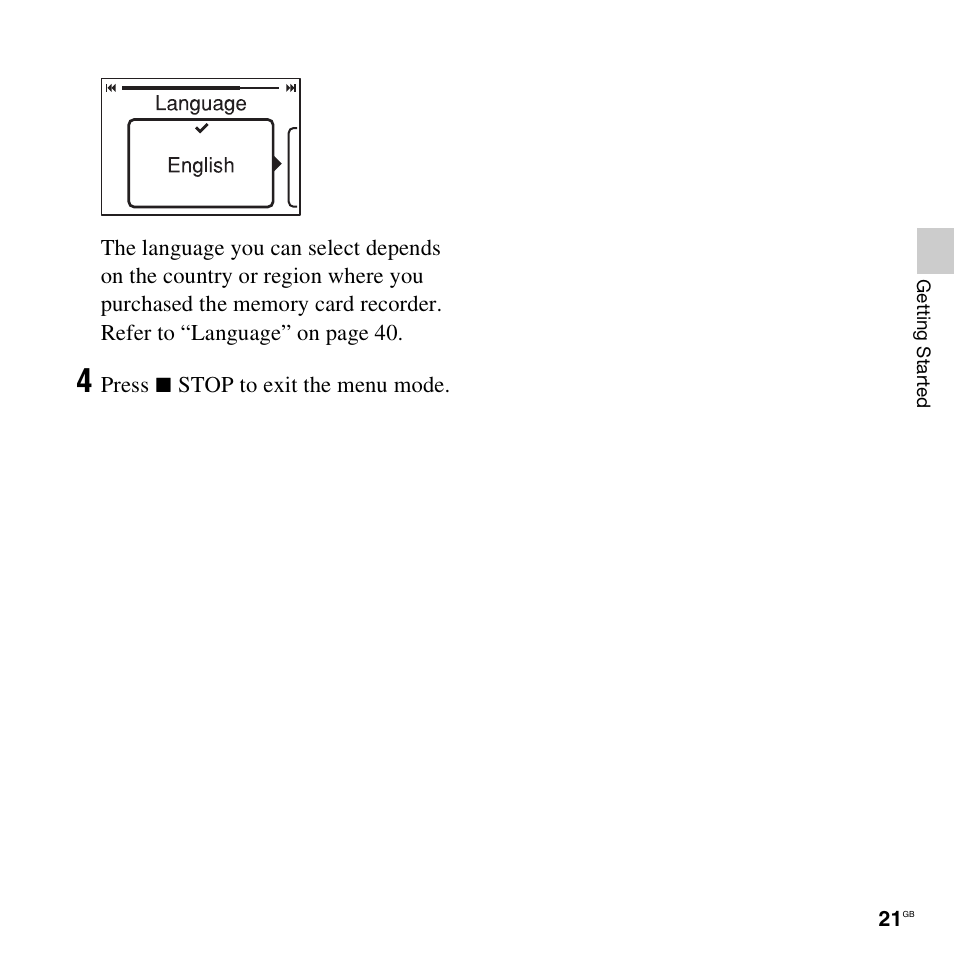 Sony ICD-LX30 User Manual | Page 21 / 59