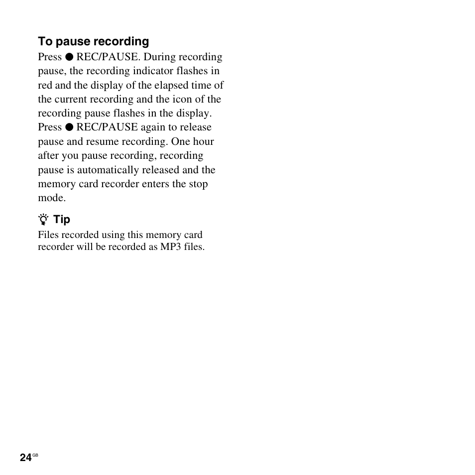 Sony ICD-LX30 User Manual | Page 24 / 59