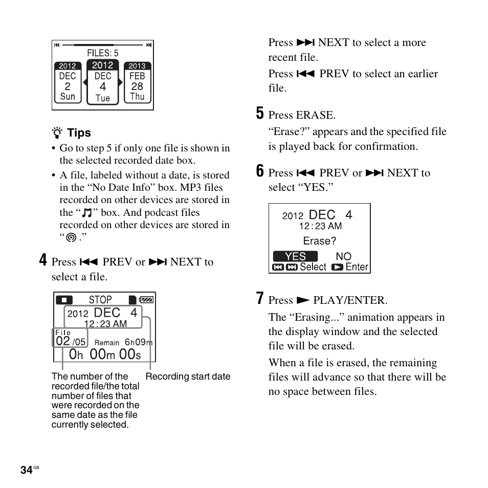 Sony ICD-LX30 User Manual | Page 34 / 59